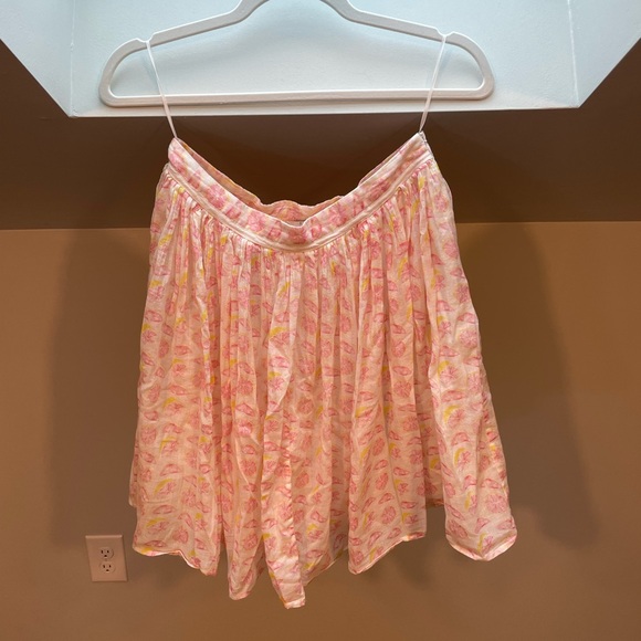 Joie knee length grapefruit skirt size M - Picture 2 of 4